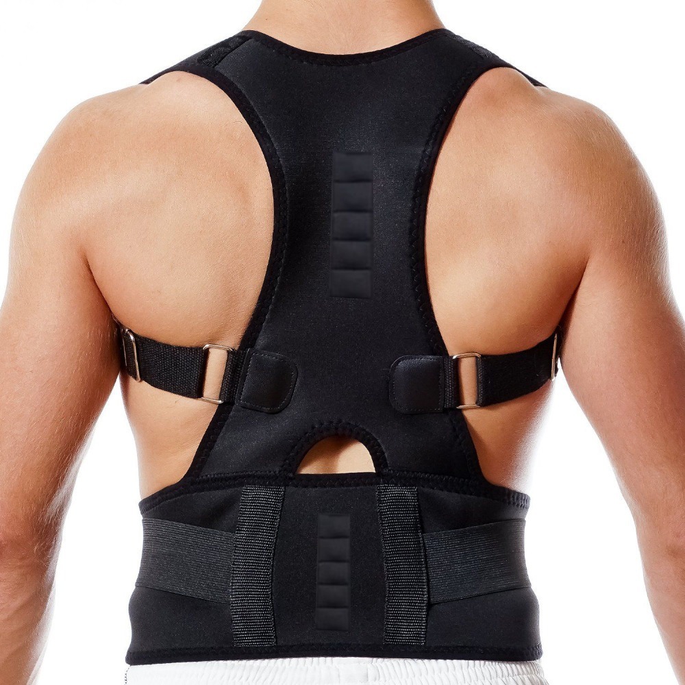 Posture Corrector Back Brace - مصحح وضعية مغناطيسي للبالغين، حزام دعم