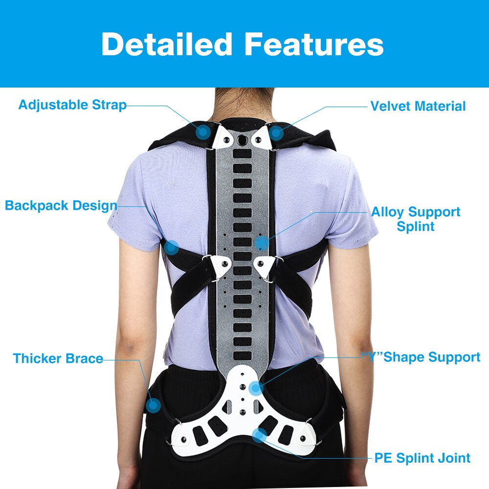 Posture Corrector Back Brace - مصحح وضعية الظهر والعمود الفقري، دعامة