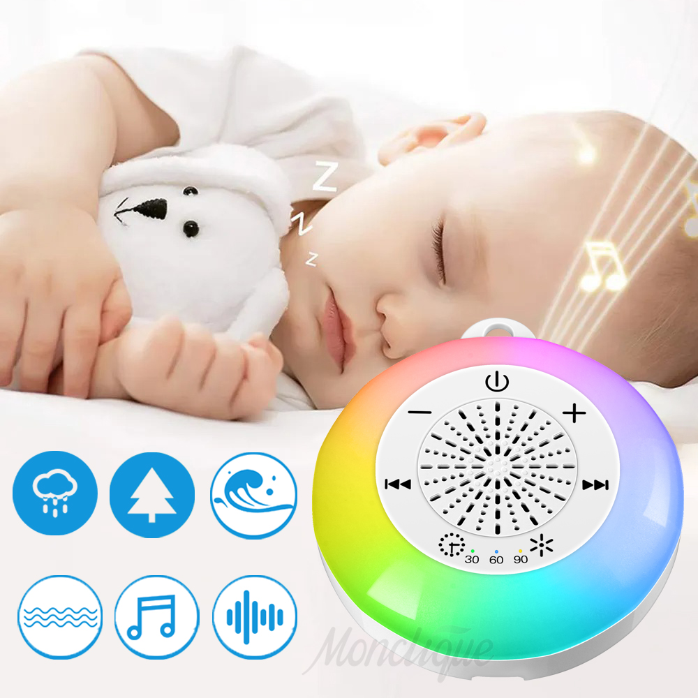 White Noise Machine Sleep - آلة نوم الطفل الأبيض الضوضاء USB