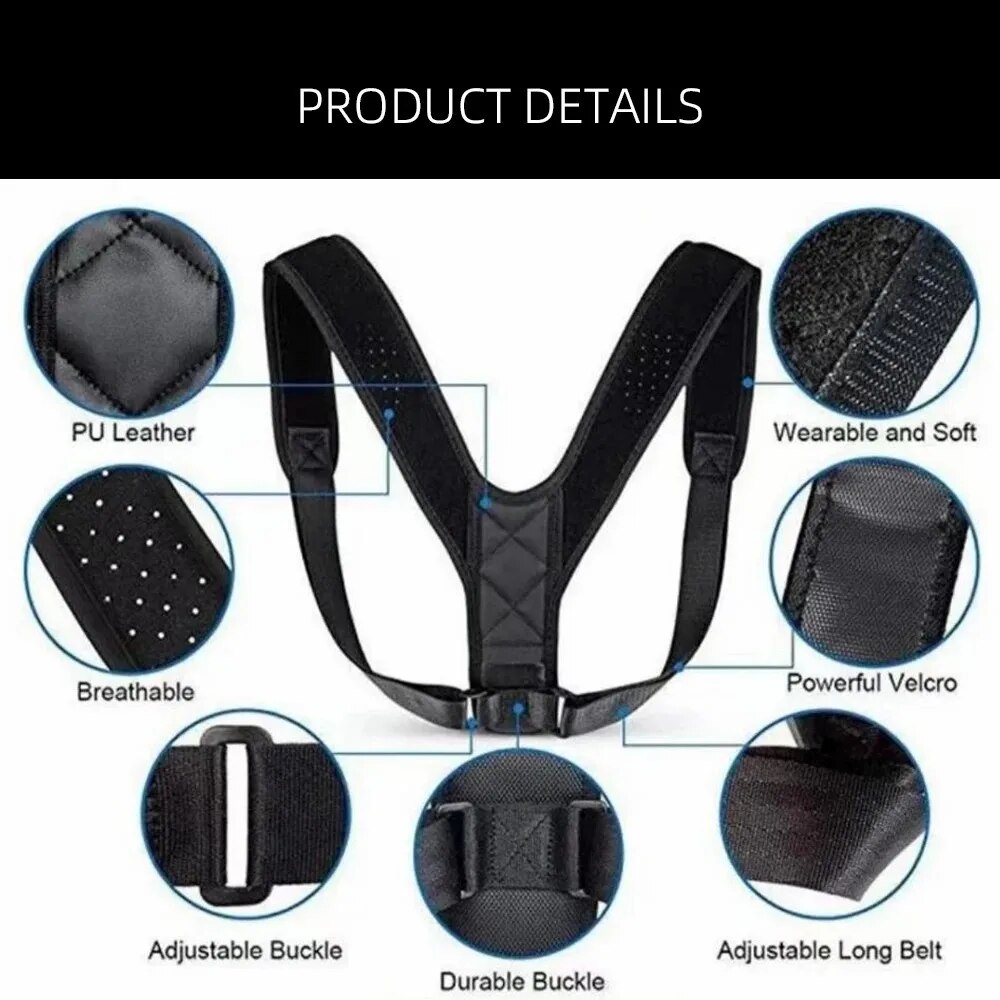 حزام تصحيح وضعية الظهر، منع تح - مراجعة Posture Corrector Back Brace وسعره