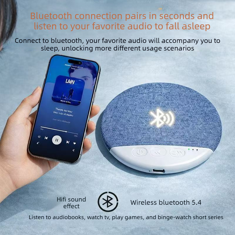 مكبر صوت بلوتوث لاسلكي صغير لل - مراجعة White Noise Machine Sleep وسعره