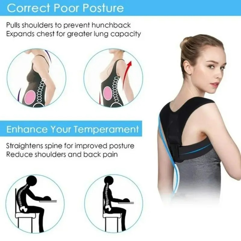 حزام تصحيح وضعية الظهر، منع ال - مراجعة Posture Corrector Back Brace وسعره