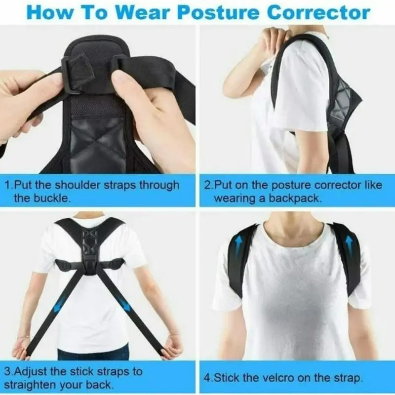 حزام تصحيح وضعية الظهر، منع ال - مراجعة Posture Corrector Back Brace وسعره