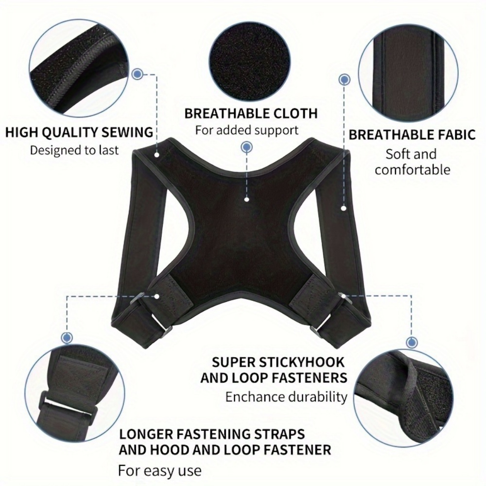 حزام تصحيح وضعية الظهر قابل لل - مراجعة Posture Corrector Back Brace وسعره