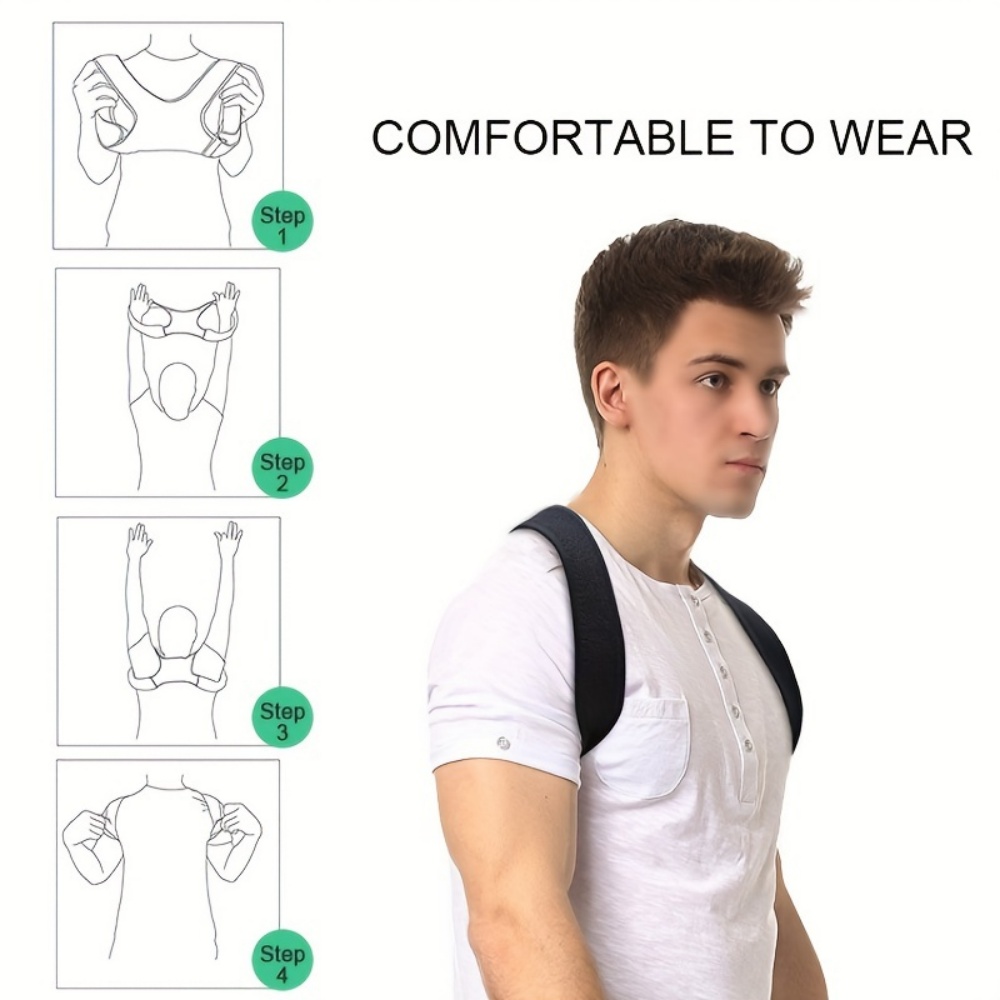 حزام تصحيح وضعية الظهر قابل لل - مراجعة Posture Corrector Back Brace وسعره