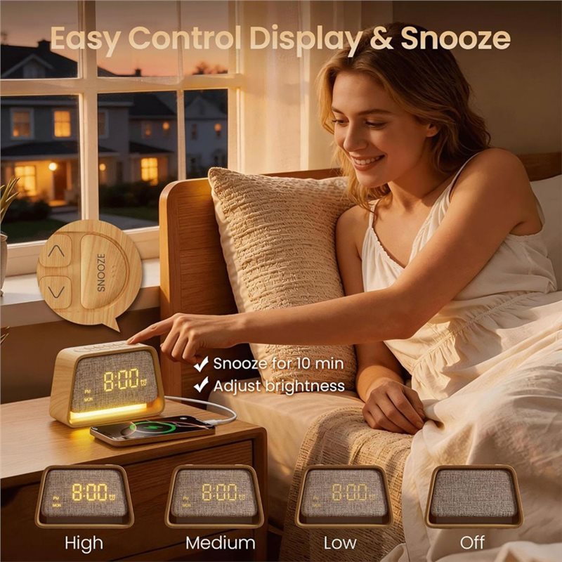 جهاز صوت الضوضاء البيضاء، ساعة - مراجعة White Noise Machine Sleep وسعره