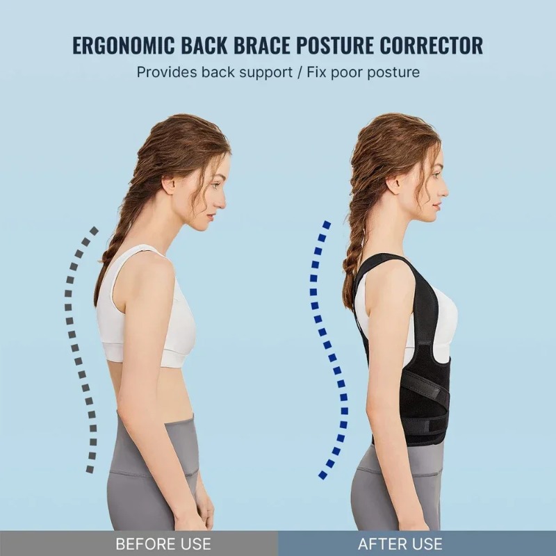 مصحح وضعية الظهر للرجال والنسا - مراجعة Posture Corrector Back Brace وسعره